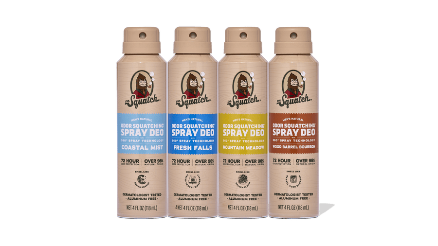 Spray Deodorant 4-Pack Q1
