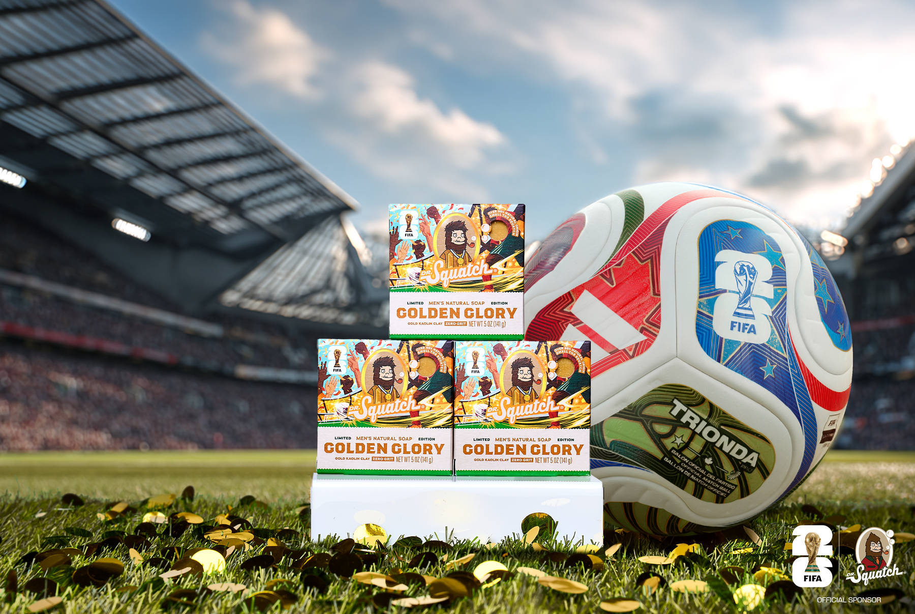 FIFA Golden Glory 3-Pack Bar Soap Bundle C2