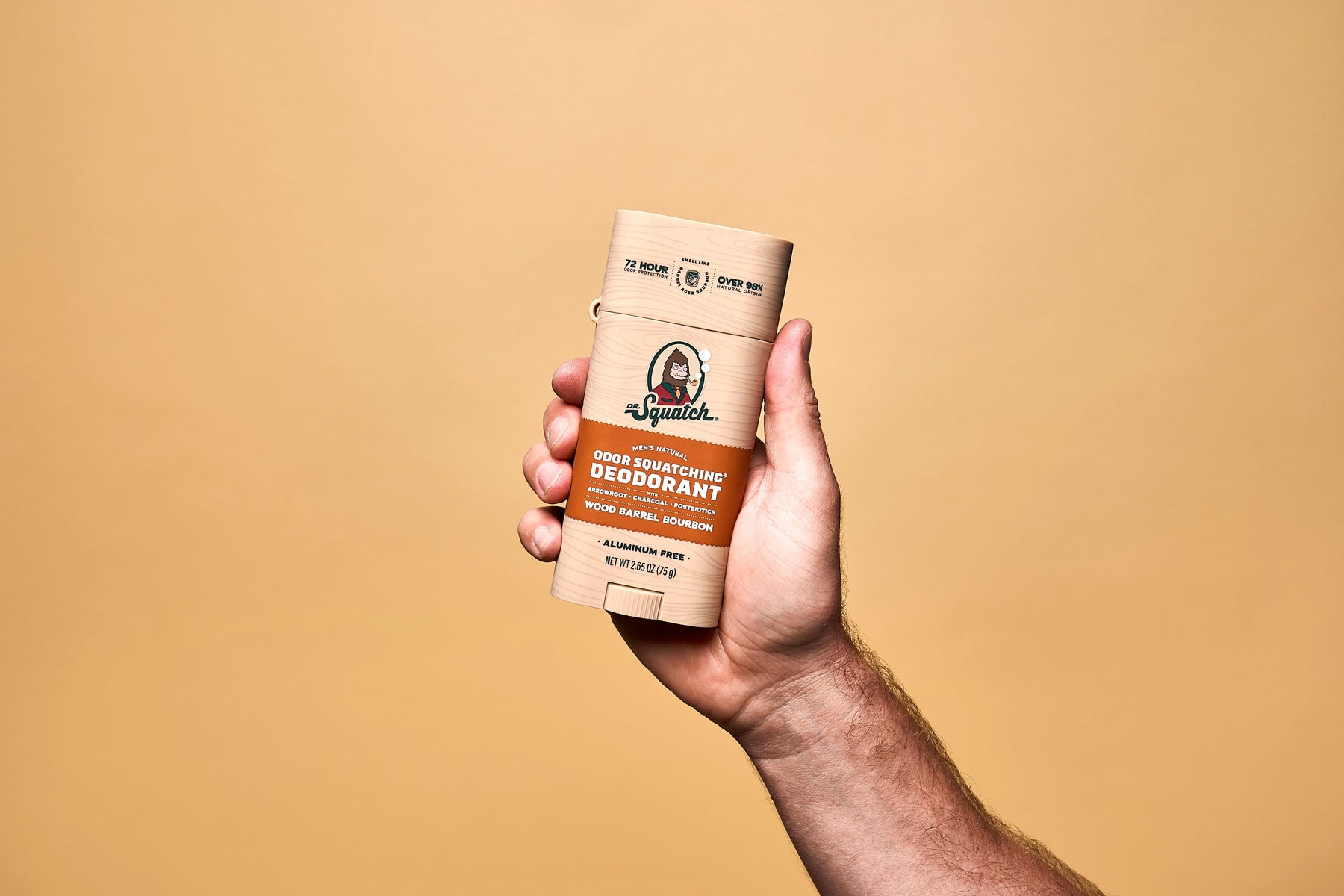 Wood Barrel Bourbon Deo Flask R0