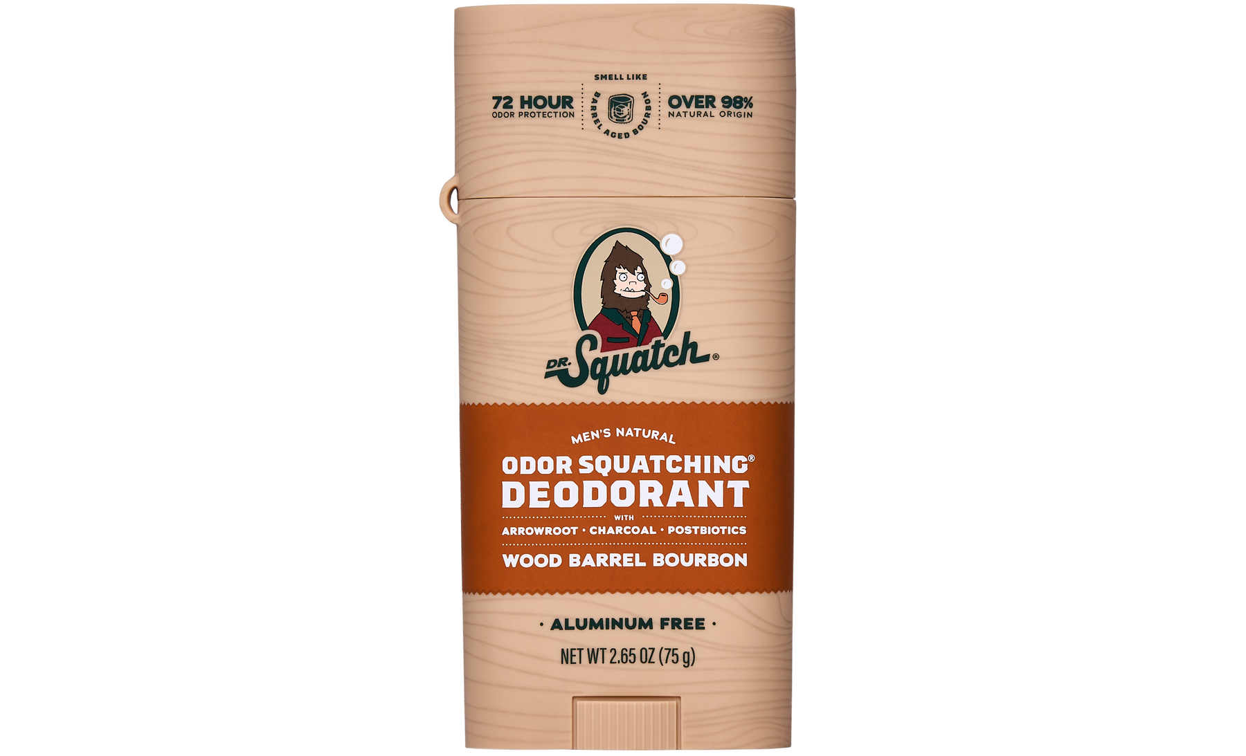 Wood Barrel Bourbon Deo Flask R0