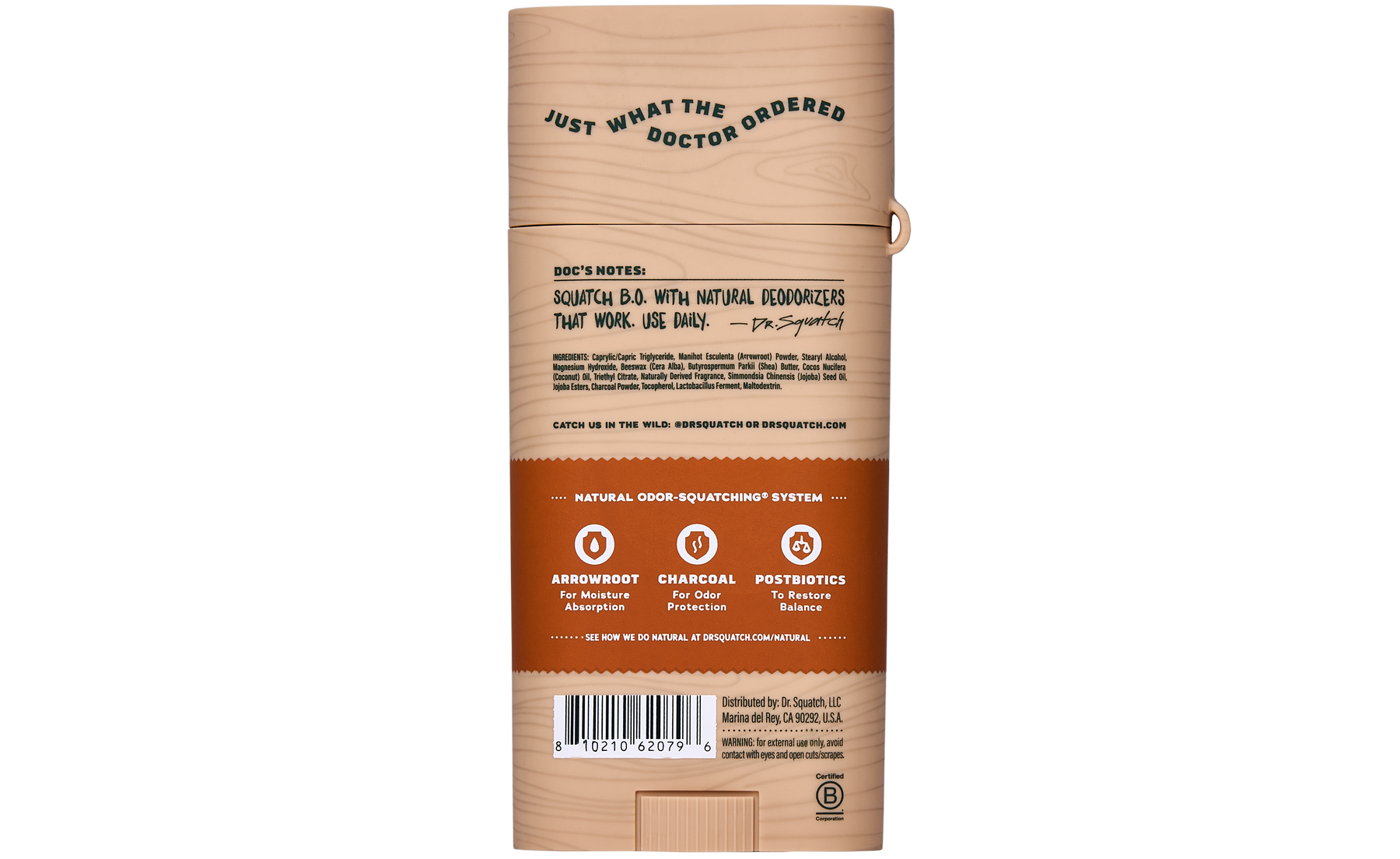 Wood Barrel Bourbon Deo Flask R0