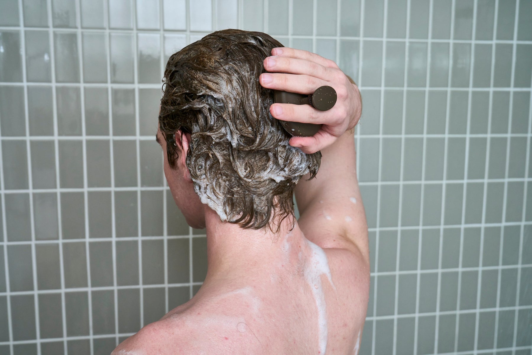 Hair Care Kit + Free Scalp Scrubber | Full & Thick Shampoo | Moisturizing Conditioner | Natural Products for Men U8