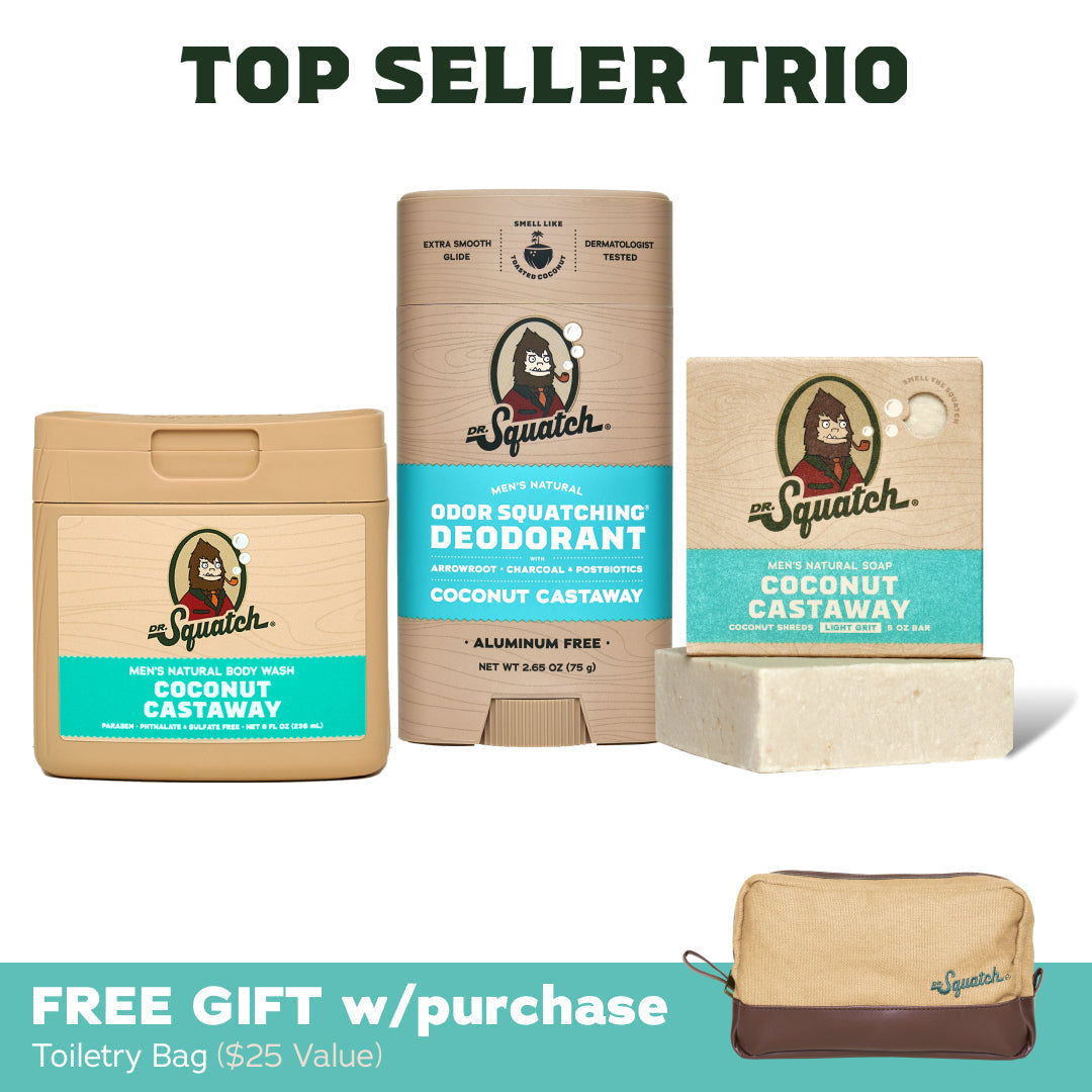 Soap, Deo, Body Wash + GWP Bag - Coconut Castaway C5