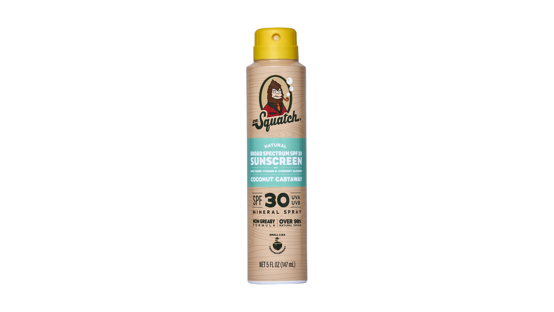 Spray Sunscreen | SPF 30 UVA/UVB Protection | Non-Greasy Mineral Sunscreen for Men F0