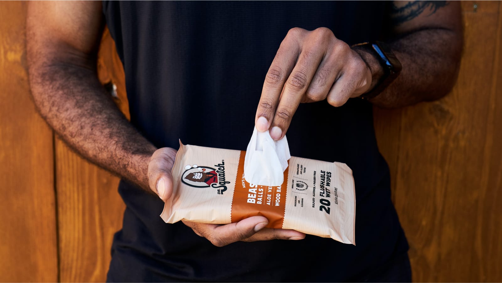 FREE Wood Barrel Bourbon Wipes A2