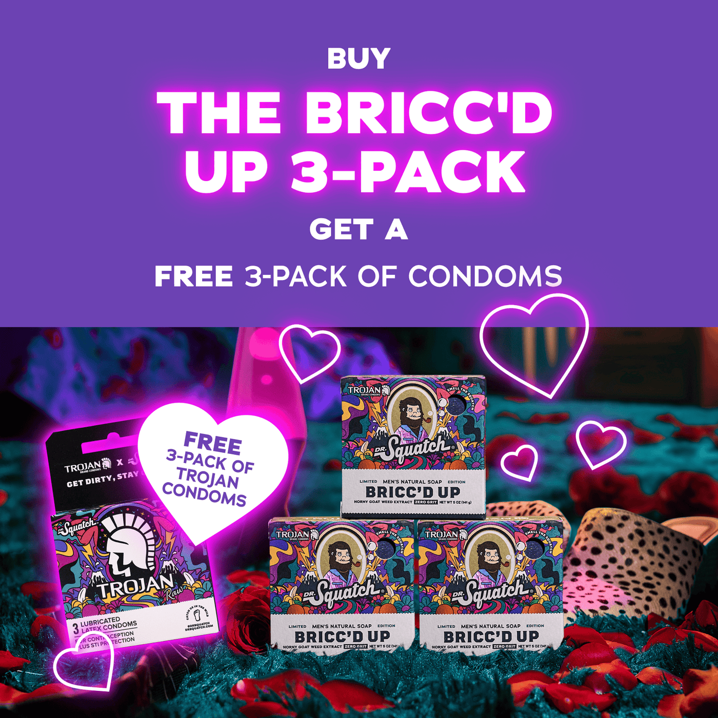 Bricc'd Up Condom 3-Pack D6