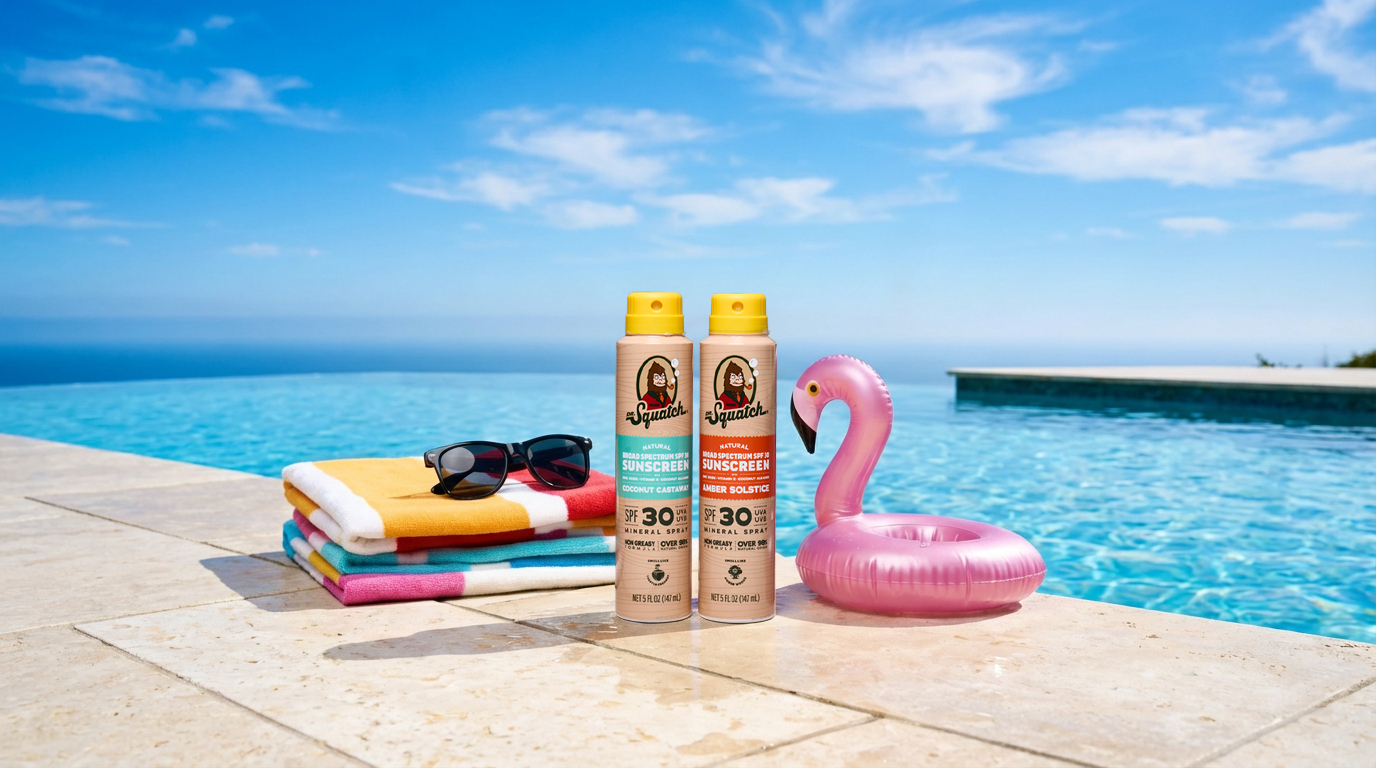 Spray Sunscreen 2-Pack | SPF 30 UVA/UVB Protection | Non-Greasy Mineral Sunscreen for Men D1
