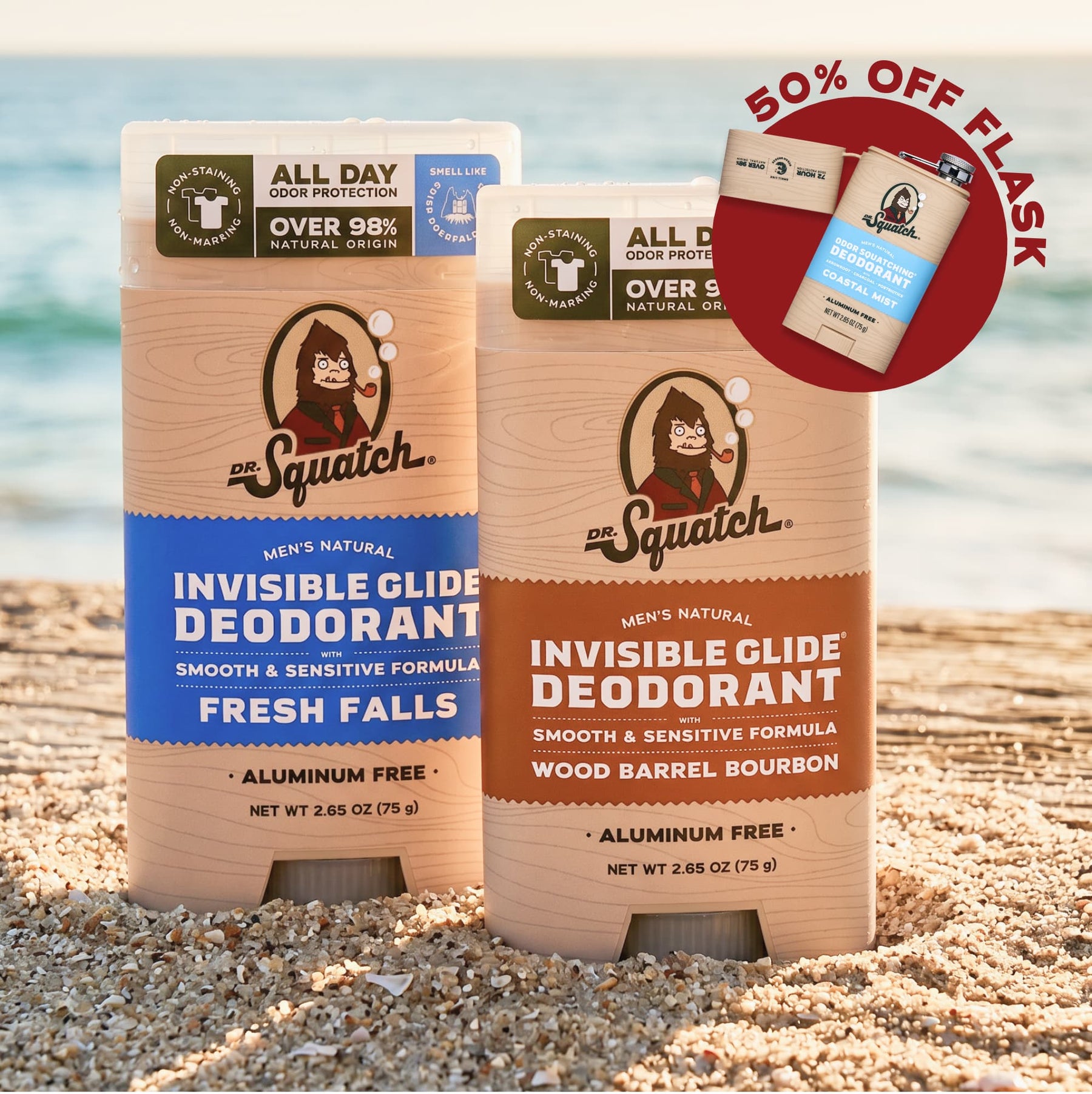 2-Pack Glide + Deo Flask P9
