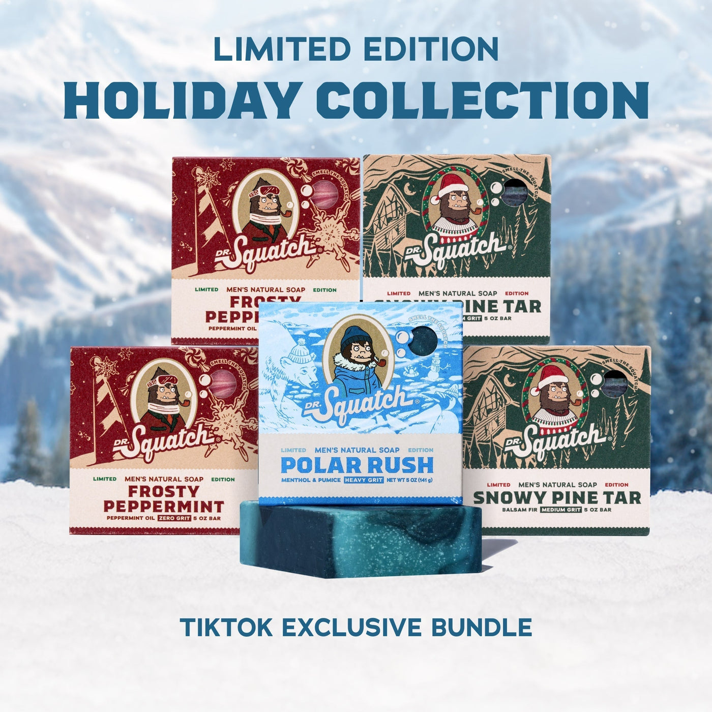 5-Pack Holiday Soap J3