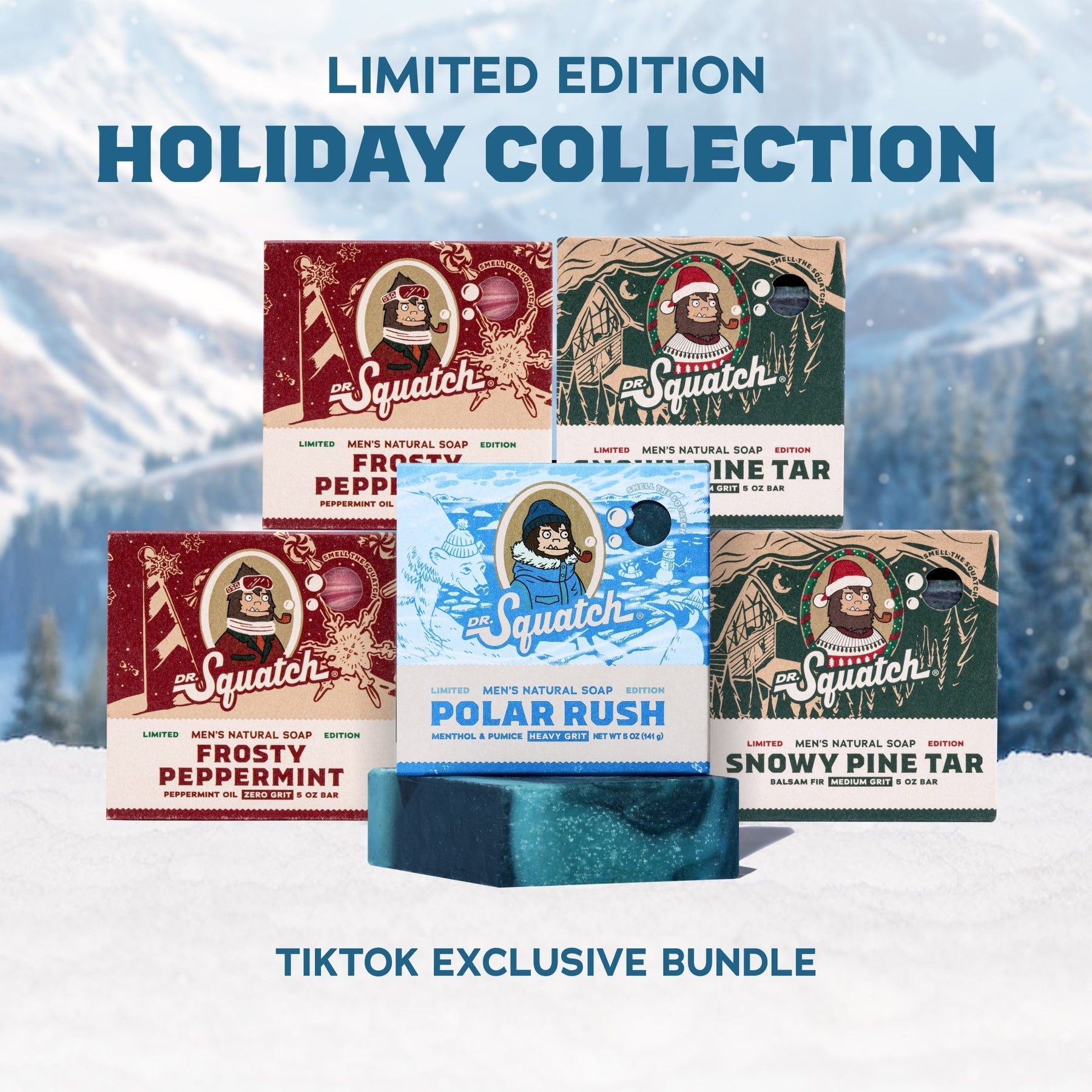 5-Pack Holiday Soap J3