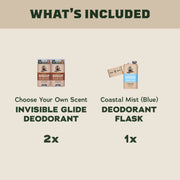 2-Pack Glide + Deo Flask P9