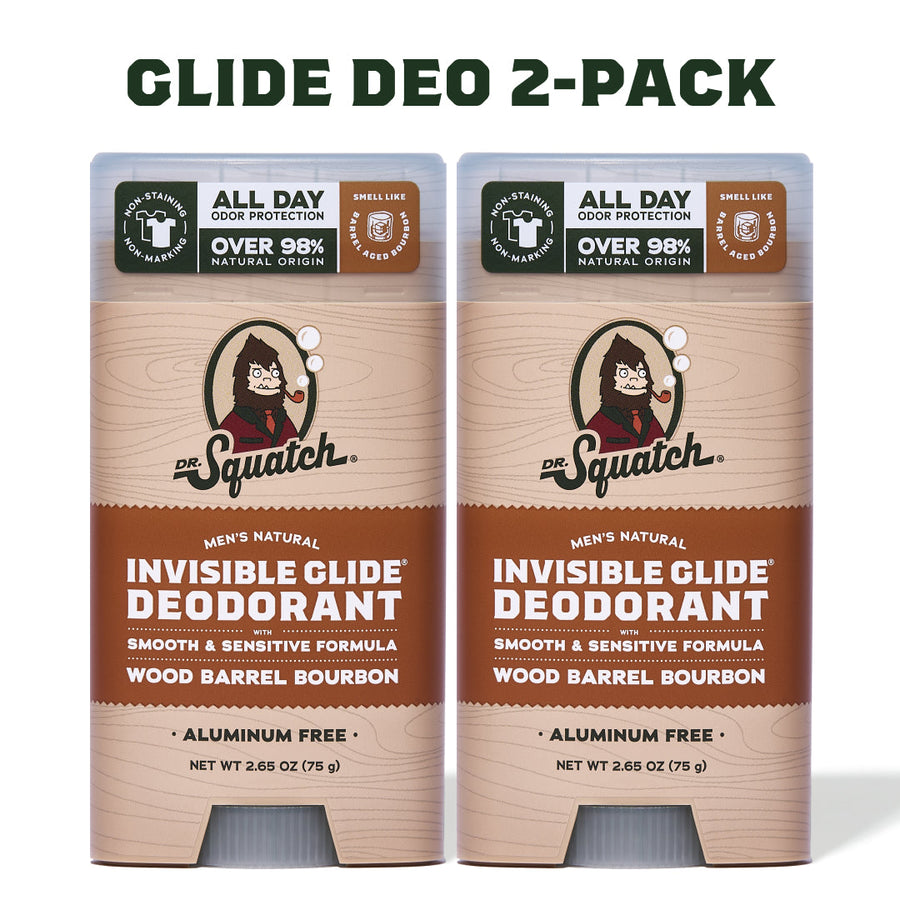 Wood Barrel Bourbon 2-Pack Invisible Glide Deo K8