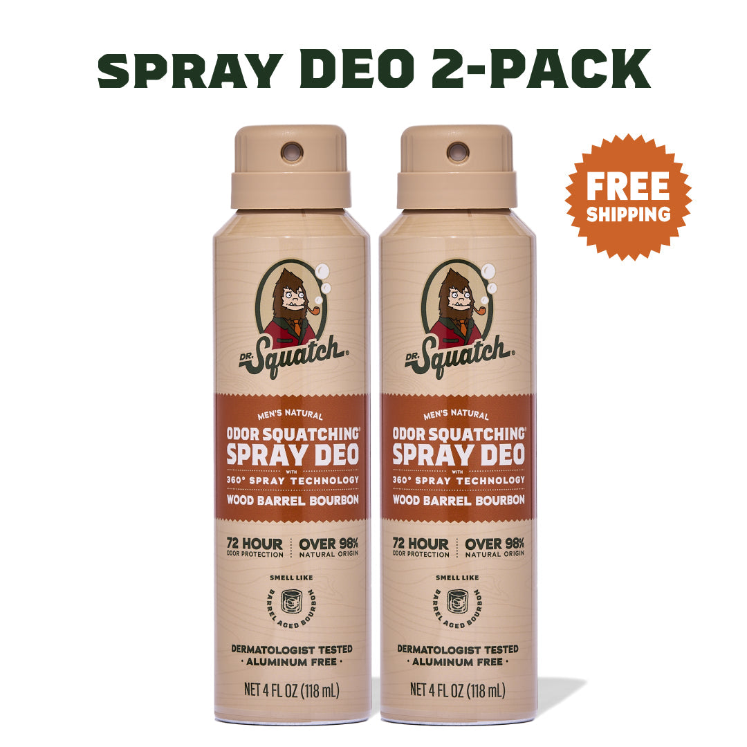 Wood Barrel Bourbon 2-Pack Spray Deo C3