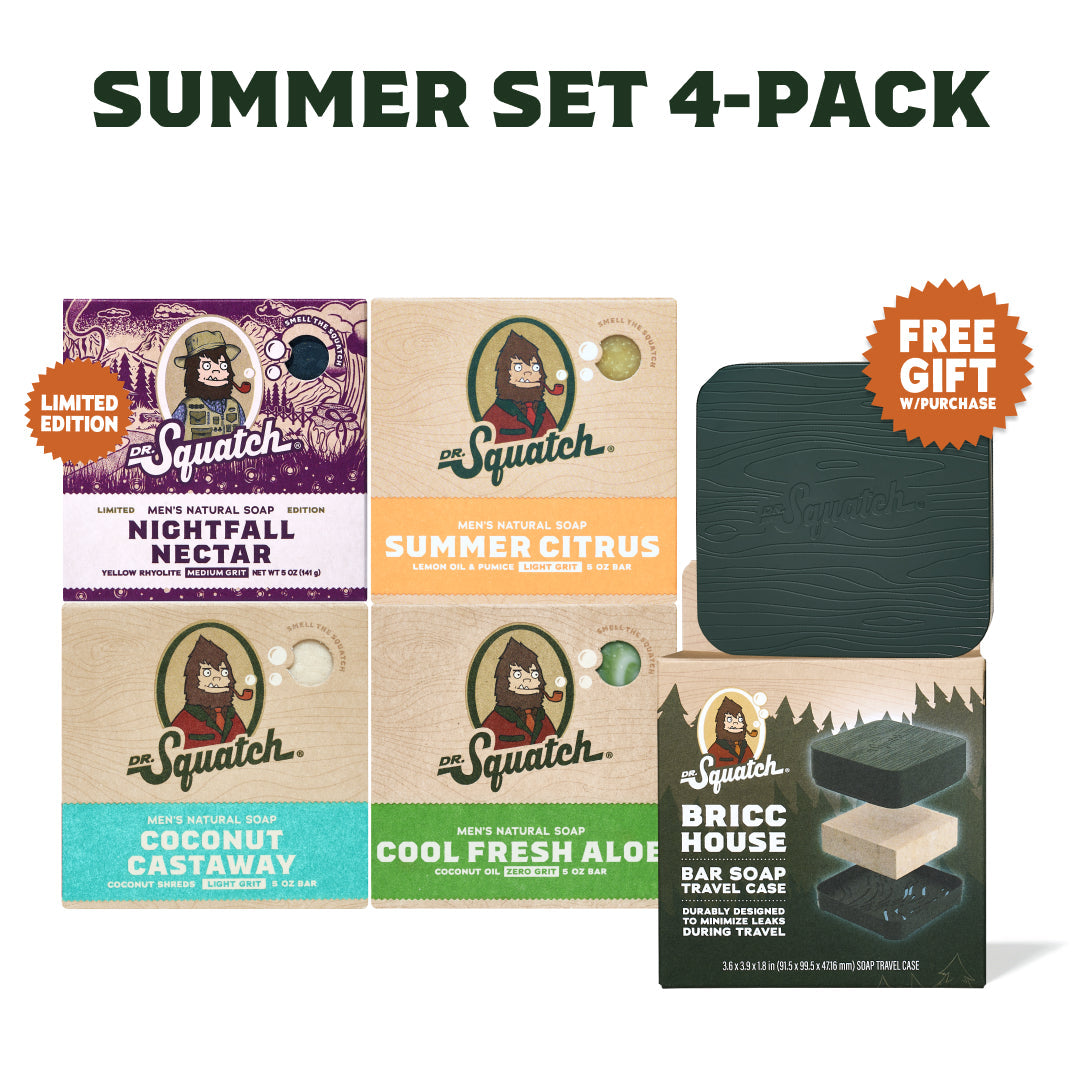 Summer Set 4-Pack + GWP Travel Case W6