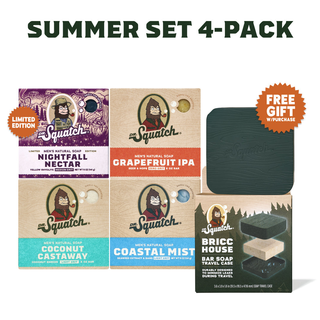 Summer Set 4-Pack + GWP Travel Case C0