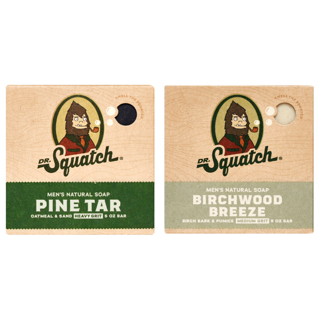 Woodsy 2-Pack Natural Bar Soap W6