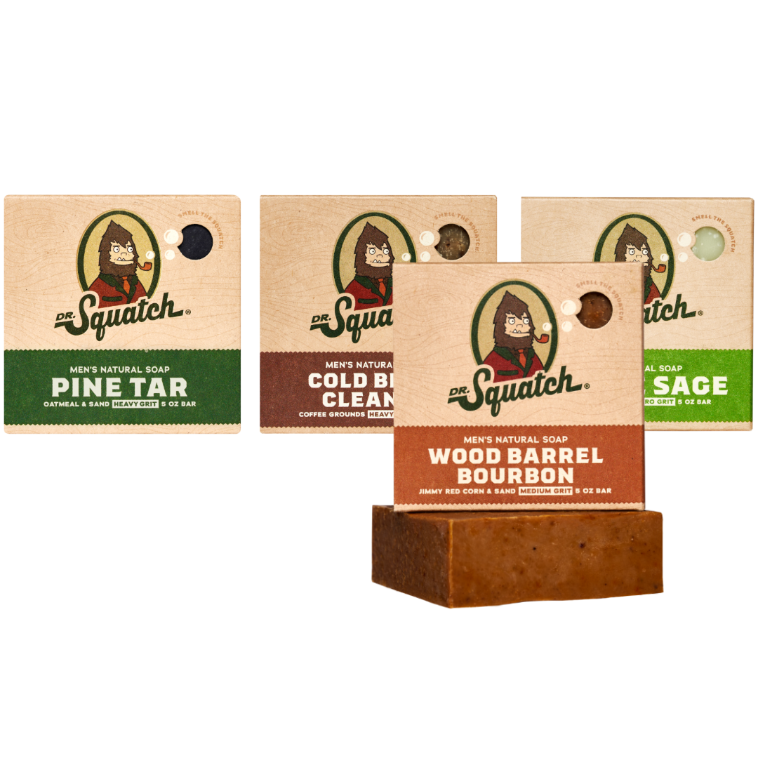 Woodsy 4-Pack Natural Bar Soap K5