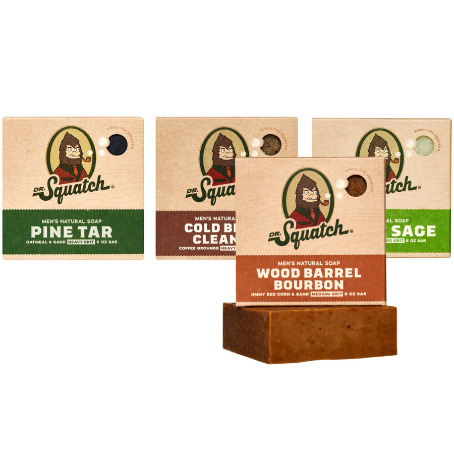 Woodsy 4-Pack Natural Bar Soap K5