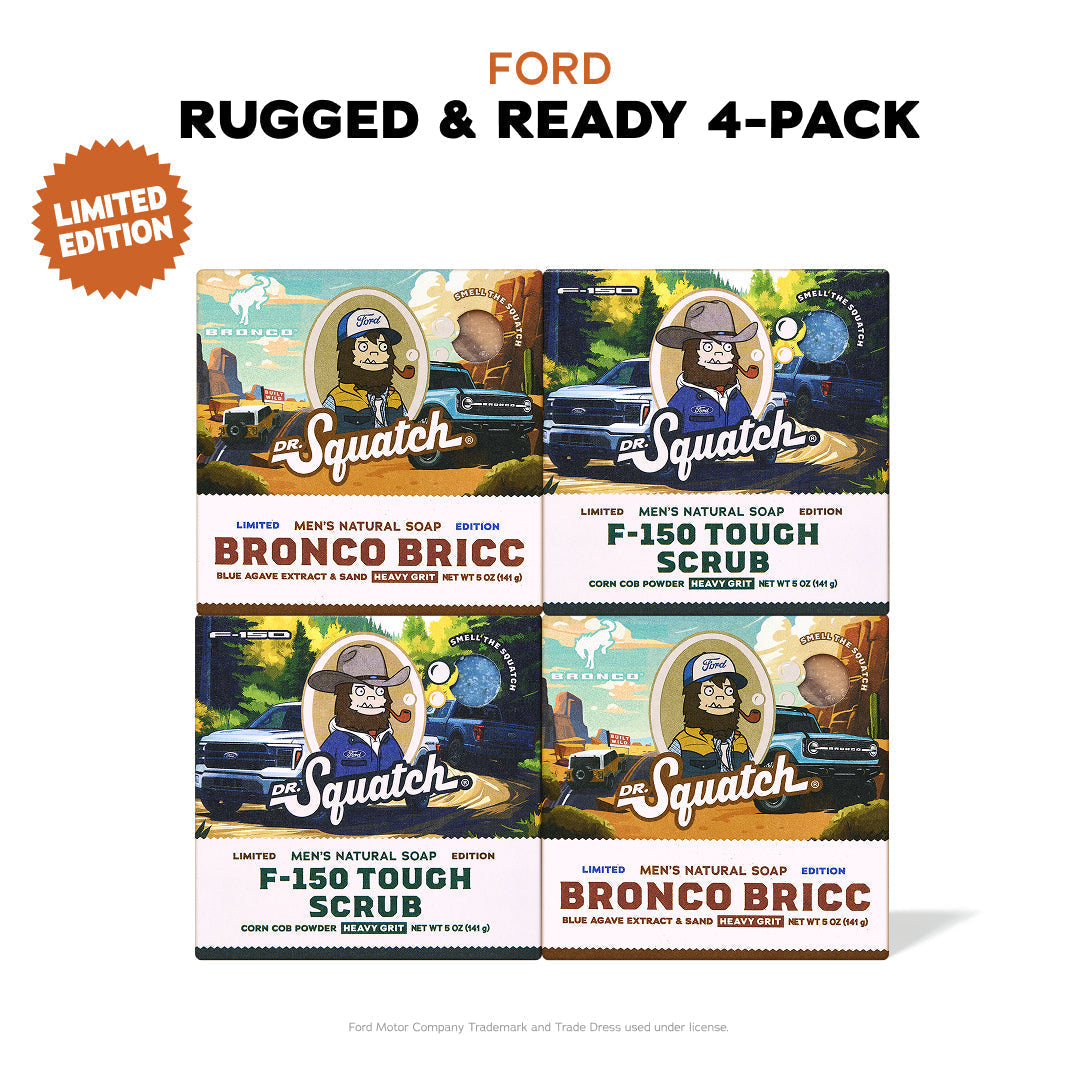 Ford Rugged & Ready 4-Pack - Exclusive Limited Edition Bar Soap E1