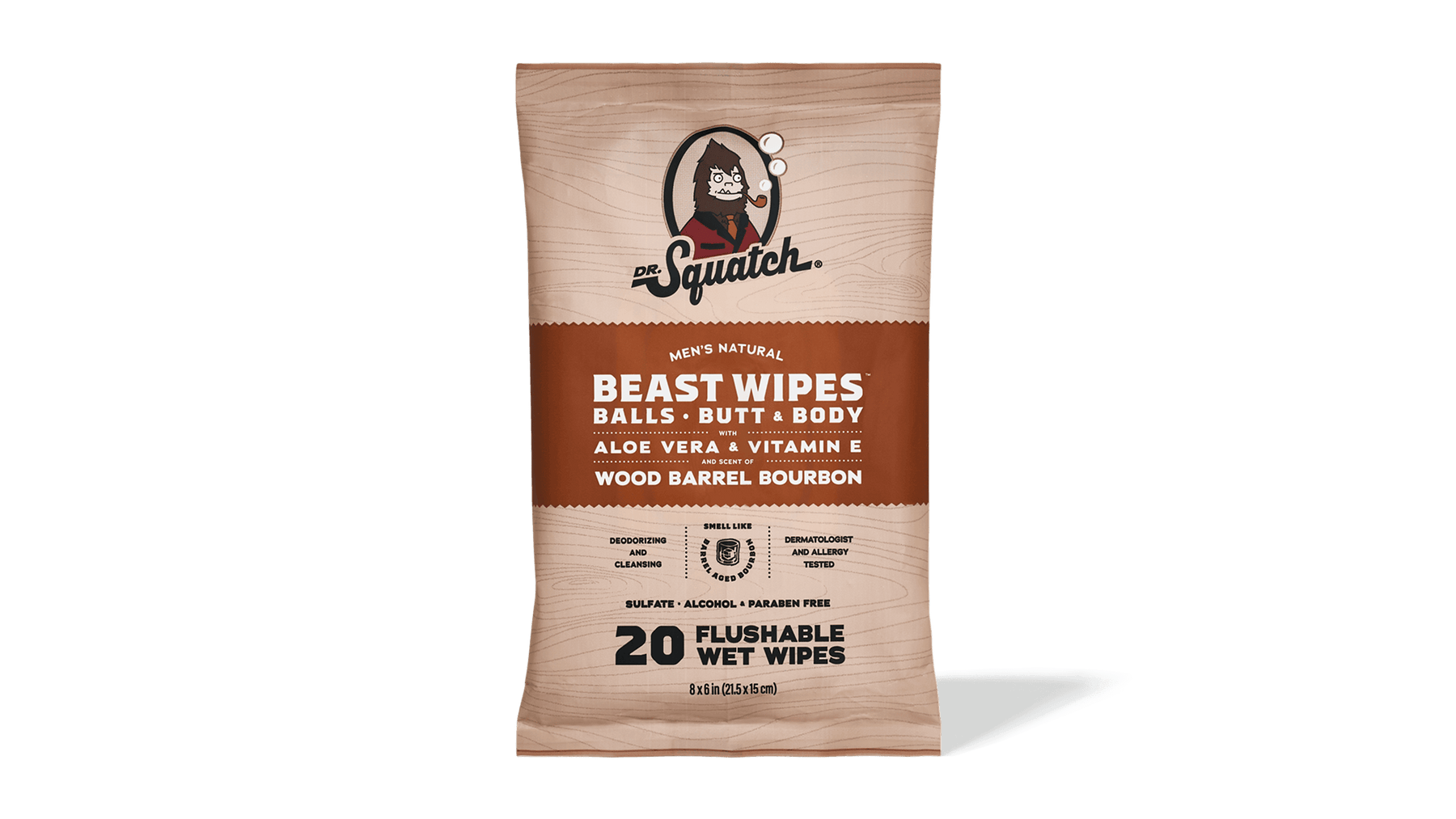 FREE Wood Barrel Bourbon Wipes A2