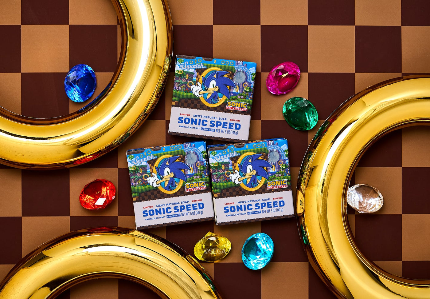 Sonic Speed Super Pack - Exclusive Limited Edition Bar Soap and Deodorant Bundle S3