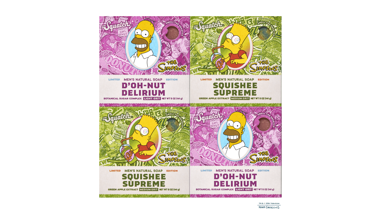 Simpsons Suds 4-Pack X8