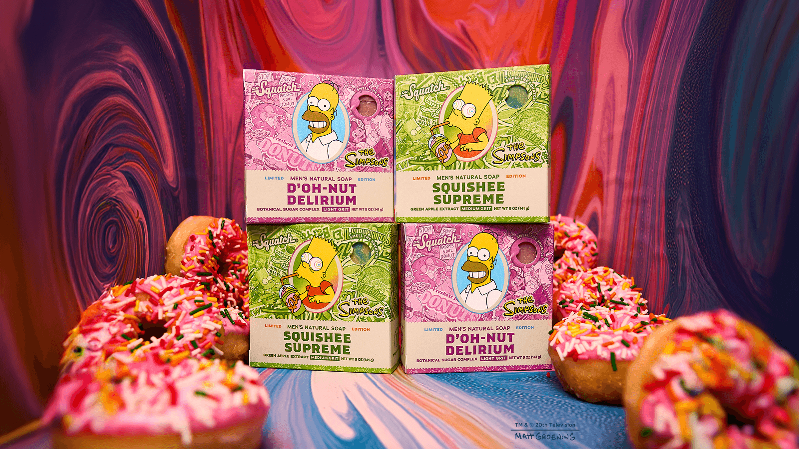 Simpsons Suds 4-Pack X8