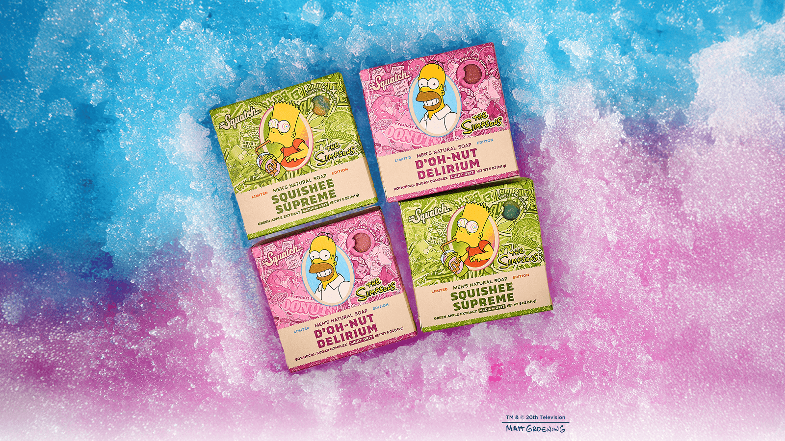 Simpsons Suds 4-Pack X8