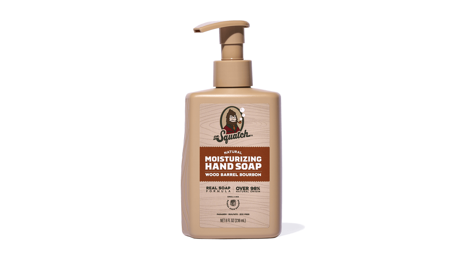 Wood Barrel Bourbon Hand Soap T8